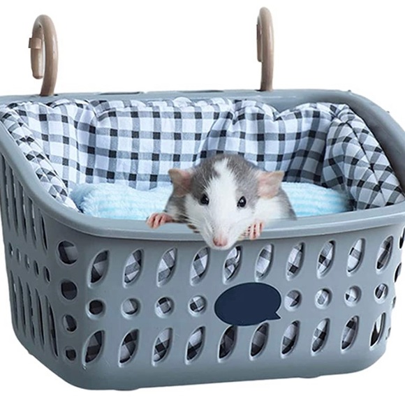 Other - NWT Gray Rat Hamster Small Animal Hammock Nest Bed